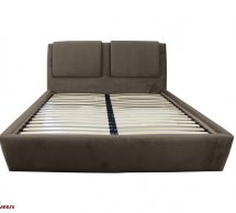 Кровать мягкая двуспальная Городок меблі Лаура с подъемным механизмом и нишей для белья