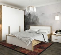 Спальня Francheska/Франческа Сокме №1 с шкафом 4D и тумбами