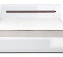 Ліжко двоспальне ВМК-Україна LOZ/160 Амелія ДСП біле без вкладу