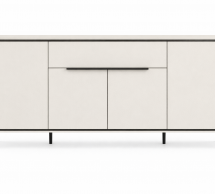 Комод KOM4D1S Хілс/Heels Кашемір/Чорний Гербор