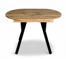 Стол овальный раскладной Elips Slide / Элипс слайд MebliRoMax 110 ЛДСП 18 мм