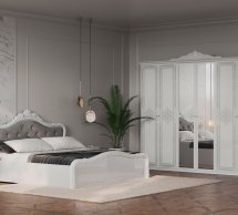 Модульна спальня Luiza/Луїза Міромарк Білий глянець