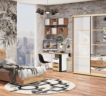 Модульна дитяча Oxford/Оксфорд Комфорт меблі Дуб золотий