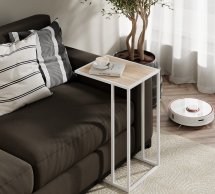 Придиванный стол-трансформер Fiji Double Дуб сонома/Белый