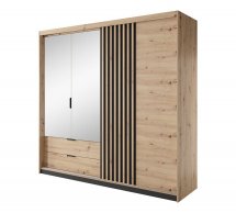 Шкаф 4D2S/220 Perfect Home Tally 4 дверный дуб артизан 220 см