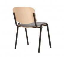 Стілець ISO wood plus black