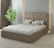 Кровать мягкая двуспальная Лев Лисабон