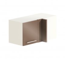 Антресоль А70х40.36.1Д кут. неглибока Фарбований високий глянець з друком