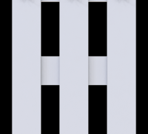 Вешалка для одежды белая Н1