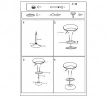 Барний стілець A-148