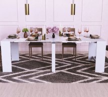 Стіл-трансформер Python Білий (Розібраний)