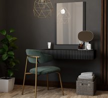 Стіл туалетний з дзеркалом навісний Pafos