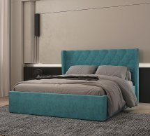 Ліжко м'яке Za House Furniture Ізабелла з підйомним механізмом та нішею для білизни