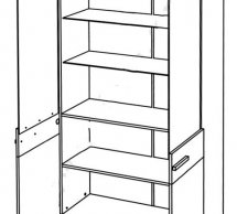 Вітрина висока 2W Соло