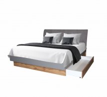 Кровать 1.6х2.0 мягкая спинка с ящика без каркаса Линц