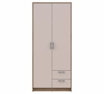 Шкаф для одежды Дорос Ронди кашемир 2 дверный 82 см