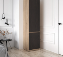 Шафа Морелі Т218 сонома/венге темний зі штангою 50 см