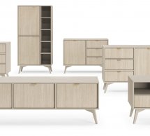 Модульная гостиная беж песочный/пихта сканди Forest