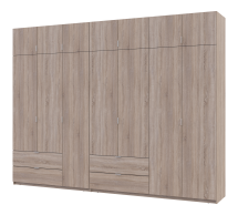 Шафа для одягу Дорос Лукас дуб сонома 7 дверна 315 см