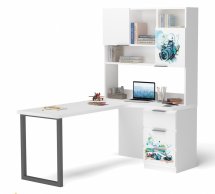 Стол с угловой надстройкой 