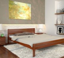 Кровать деревянная ArborDrev Роял Сосна / Бук