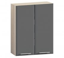 Шкаф верхний В70.92.2ДХай-Тек глянец перламутр