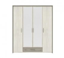 Шкаф 4Д Сокме Сара 4 дверный пино 181 см