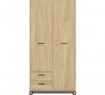 Шкаф SZF2D2S BRW Poland Ramla 2 дверный ясен белоруский 90 см