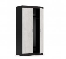 Шафа 2д КС Терра 2 дверный графит 100 см 