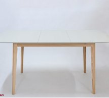 Стол Exen II / Эксен II Интарсио Серый Раскладной 120/160 см