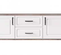 Тумба под RTV2D2S Канди Белый альпийський / Дуб стирлинг / Белый матовий