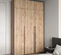 Шафа Морелі R-0015 Рамо 3 дверна дуб аппалачі з полицями 150 см