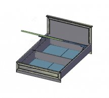 Ліжко 160 з підйомником Tiffany