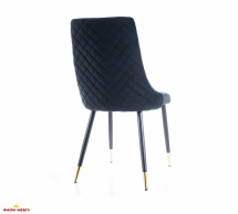 Стілець Piano Velvet чорний