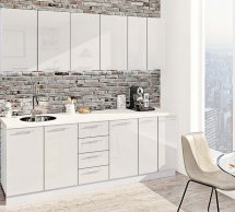 Кухонний комплект Фарбований високий глянець 2,2 м