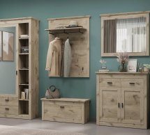 Модульная прихожая Сокме Санремо Дуб викинг