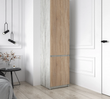 Шкаф Морели Т218 бетон/сонома со штангой 50 см