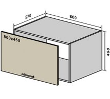 №78 Тумба верхня окапник 80 Люкс RODOS