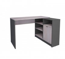 Комп'ютерний стіл Optima Інтарсіо Правий/Лівий Дуб Золотий/Антрацит 120 см