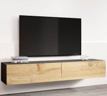 Тумба под ТВ Vigo/Виго RTV180 Дуб Вотан/Чёрный Cama Ширина 180 см