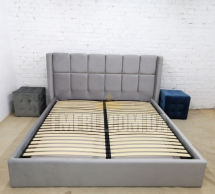 Кровать мягкая двуспальная Тейлор 2 с подъемным механизмом и нишей для белья