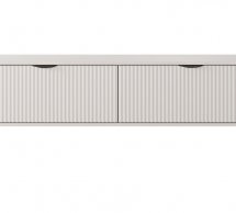 Тумба под ТВ Lante/Ланте RTV163 2D Бежевый черные ножки Perfect Home Ширина 163 см