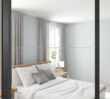 Шкаф-купе с зеркалом SZF/183/M Tetrix