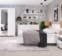 Модульная спальня Lingo/Линго Mebelbos Белый глянец