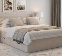 Кровать двуспальная ДСП Mebel Star Adel /Адель 