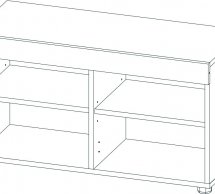 Тумба для взуття Фокус