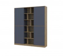 Шкаф Дорос Морган дуб сонома/графит 3 дверная 180 см