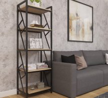 Стеллаж 5 полок Ромбо 