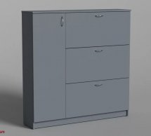 Тумба для взуття №1 Matroluxe на 3 шухляди та 1 двері