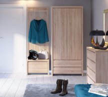 Модульная прихожая BRW Poland Kaspian / Каспиан Дуб сонома